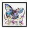 Stupell Industries Spring Garden Butterfly Floater Framed Canvas Wall Art Design by LSR Design Studio